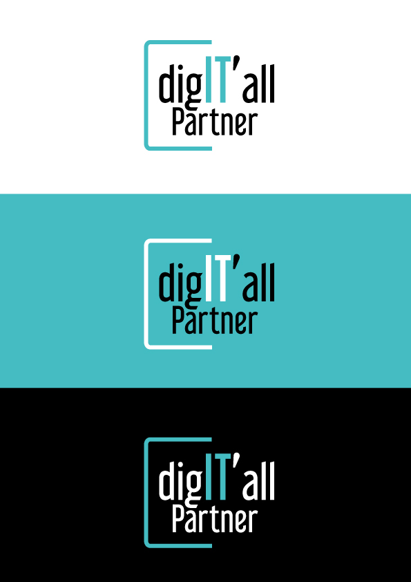 Déclinaisons du logo digIT'all Partner